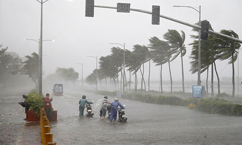 El aeropuerto de Manila cancela más de 100 vuelos por el tifón Mangkhut